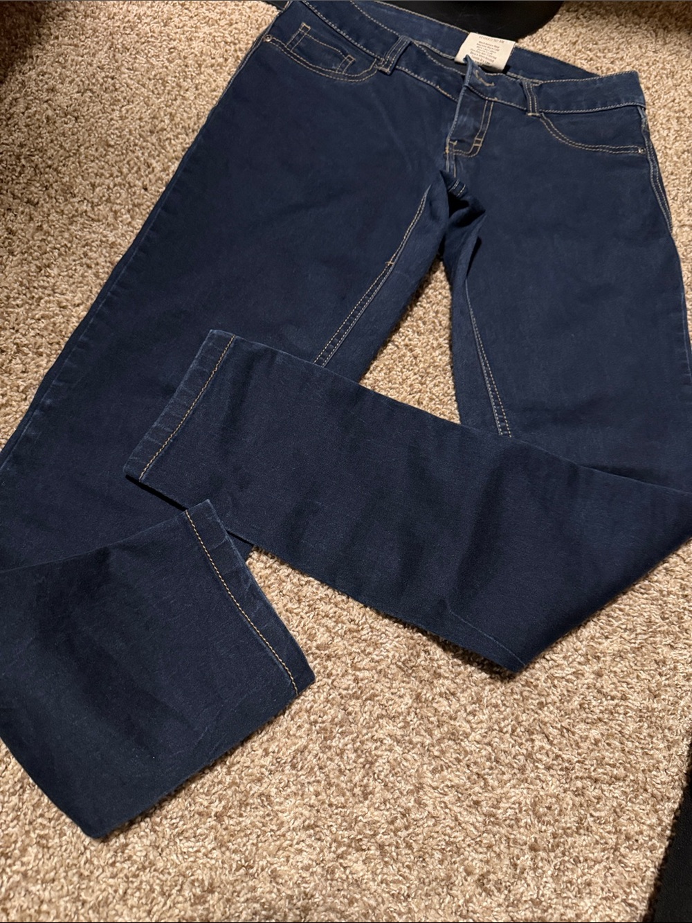 Red Camel premium dark wash denim skinny stretch jeans/jeggings (7) - EUC!